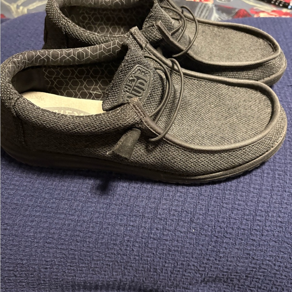 Hey Dude Gray Slip-On Loafers Wally Sox
